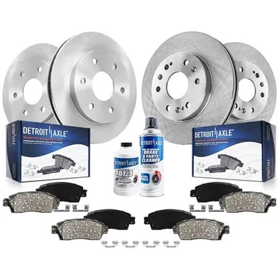Front Rear Rotors Brake Pads Set for Chevy Tahoe Silverado GMC Sierra 1500 Yukon - Image 1 of 4