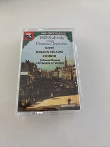 Willi Boskovsky - Viennese Overtures - Johann Straus Orchestra - Cassette Tape  - Picture 1 of 6