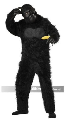 California костюм гориллы Кинг-Конг обезьяна ребенка размер большой 10-12 - новый! #187 - Изображение 1 из 2