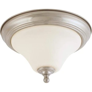 Nuvo Lighting 60/1824 One Light Flush Mount Brushed Nickel Finish - Picture 1 of 1