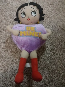 Betty Boop Valentines Be Mine Heart 16" plush stuffed animal Sugar Loaf 2011 - Picture 1 of 6