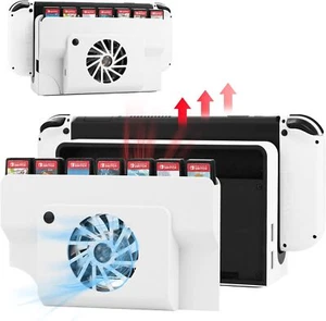 Cooling Fan for Nintendo Switch OLED Dock Cooler Replacement Dock Accessories - Picture 1 of 7