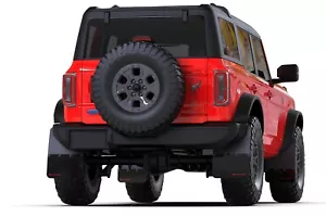 Guardabarros Rally Armor con logotipo rojo para Ford Bronco 2021-2024 con parachoques trasero de acero - Imagen 1 de 8