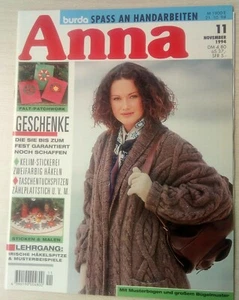 Burda / Anna Heft 11 /1994 Häkelspitze, Hardanger, Weißstickerei - Bild 1 von 5
