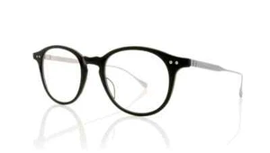 Authentic DITA Ash DRX-2073-F-BLK-SLV-47 Black Antique Silver Demo Lens Glasses - Picture 1 of 12