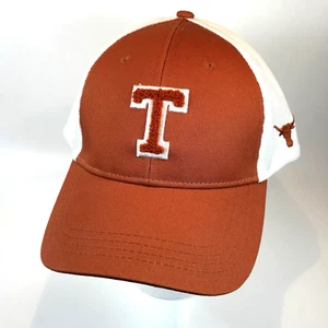 Texas Longhorns For Life Cap Hat - Chenille T - Orange White - Strap Back OSFM - Picture 1 of 10