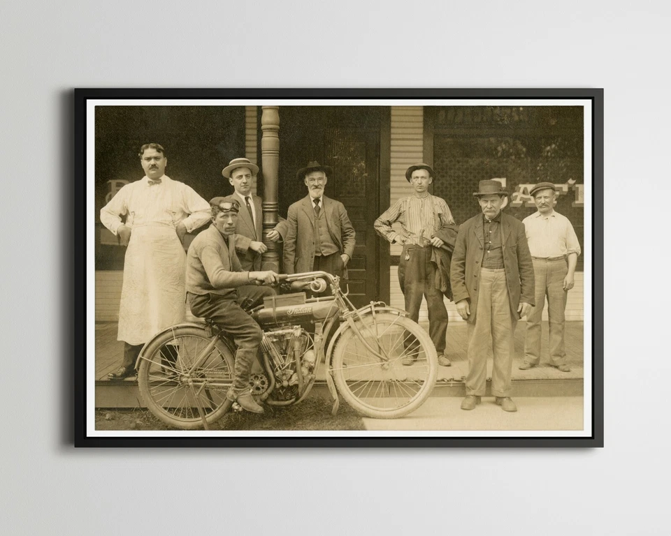 1912 Indian Motorcycle Photograph POSTER! (up to 24" x 36") - Chief - Twin - Art - Image 1 of 4