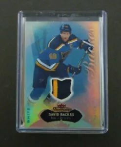 2014-15 Fleer Showcase #81 David Backes ROOKIE 11/18 Blues NHL Hockey - Picture 1 of 2