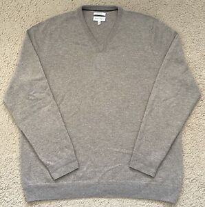 ~100% Cashmere~ John W Nordstrom Luxury Pullover V-Neck Sweater Men’s XXL