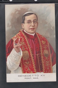 Cartolina Religiosa Papa Benedetto XV KB586 - Foto 1 di 1