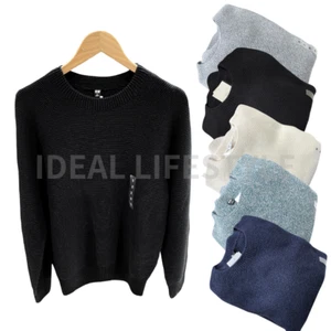 UNIQLO 3D Knit Sweater S-4XL Long-Sleeve Crew-Neck Pullover Men 475296 NWT - Picture 1 of 22