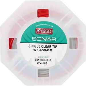 Scientific Anglers Sonar Sink 30 Clear Tip Fly Line 150 GR - Red / Clear Color
