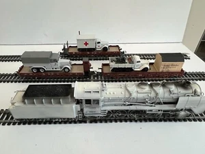 HO German military supply train Eastern Front Winter livery DR WWII - Picture 1 of 24