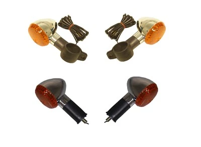 Juego de 4 intermitentes delanteros y traseros para Kawasaki VN 800 B Vulcan Classic 2004-2005 - Imagen 1 de 4