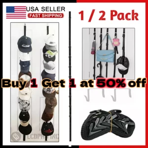 Cap Rack Closet Hanger Baseball Hat Door Holder Home Organizer Storage Hangers - Picture 1 of 14
