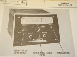 Original Sams Photofact Manual AIRADIO SU-41D (10) - Picture 1 of 1
