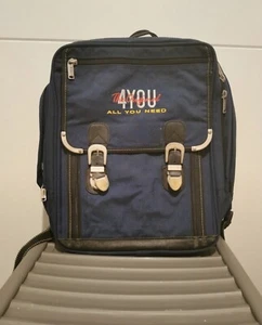 4you the original vintage Schulranzen Schulrucksack Rucksack Schule marine blau - Bild 1 von 6