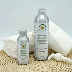 Organic Shampoo Sensitive Scalp and Skin | Vegan, Natural Shampoo - Hair & Body - Picture 1 of 6