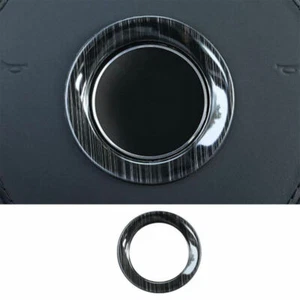 Fit For BMW X3 G01 X4 G02 2018-2021 Black Steel Steering Wheel Center Ring Decor - Bild 1 von 5