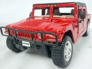 Maisto 1/27 Scale Red Hummer Diecast Metal Collectible Miniature Toy Car! - Picture 1 of 15