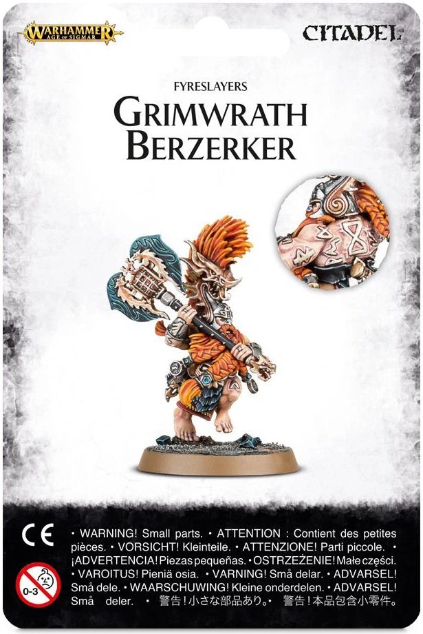 Fyreslayers Grimwrath Berzerker Games Workshop Warhammer Age of Sigmar Dwarf