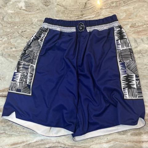 Hardwood History Georgetown University Hoyas Basketball Shorts Sz Medium NCAA Cover