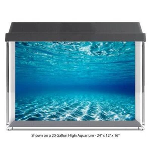 Clear Water Aquarium Glass Backdrop Aquarium Background #003 - Picture 1 of 6