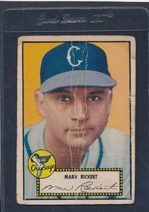 1952 Topps Black #050 Marv Rickett White Sox Poor 52T50-33116-1 - Picture 1 of 1