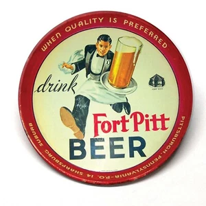Fort Pitt Bier Pittsburgh Pennsylvania Werbung Taschenspiegel - Bild 1 von 2