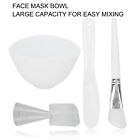 4pcs Face Mask Bowl Set Measuring Spoon Spatula Silicone Brush Washable SkinMask