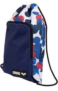 Arena Team Sack Allover Drawstring Shoulder Sports Bag Unisex Red White Blue - Picture 1 of 7