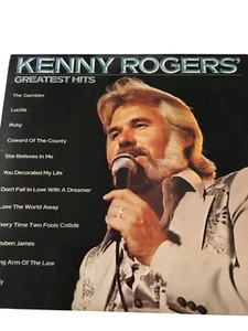 Kenny Rogers' Greatest Hits Vinyl LP The Gambler Lucille Coward of the Count 80s - Foto 1 di 7