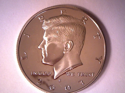 2003 S PROOF KENNEDY HALF DOLLAR *FREE SHIPPING* IN STOCK Cover