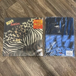 KISS Animalize 40th Anniv. Picture Disc Vinyl & Large Shirt -Limited Edition Set - Picture 1 of 10