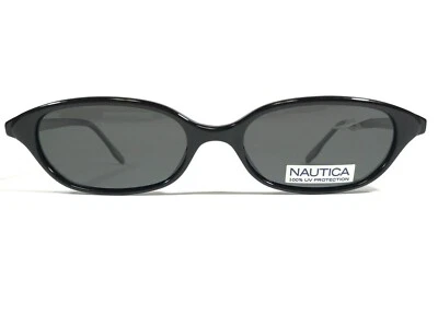 Nautica Sunglasses RIO 300 Black Round Frames with Gray Polarized Lenses - Image 1 of 4
