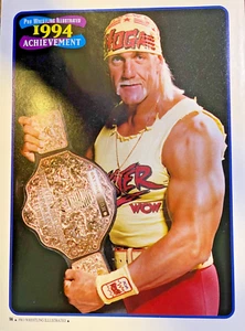 Cinturón de campeonato Magazine Illustration Pro Wrestler Hulk Hogan 1994 - Imagen 1 de 2