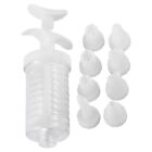 White Pp Cake Decorator Piping Nozzles Cream Pastry Injector