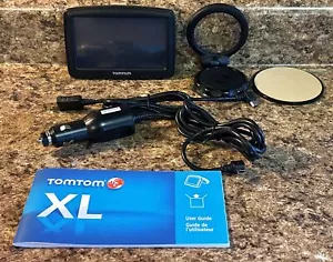 TomTom XL Touch Screen GPS Navigation System N14644 Bundle W/ Cords & Car Mount - Picture 1 of 18
