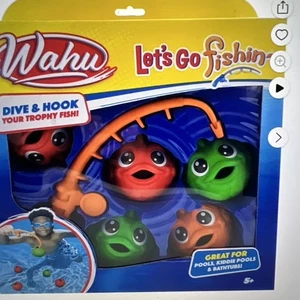 New In Box! Wahu: Let's Go Fishin' Fun Water Games Great for Pools and Bathtubs! - Picture 1 of 4