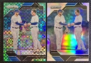 2017 Prizm “Bryzzo” Anthony Rizzo & Kris Bryant Green Power #d 35/49 + Silver - Picture 1 of 4