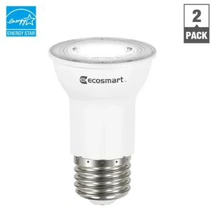 EcoSmart 35W LED Light Bulbs 2pk PAR16 Dimmable Flood Bright White | Long Life - Picture 1 of 10