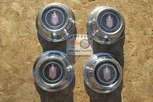 1973-1975 CHEVY MONTE CARLO POLYCAST, TURBINE WHEEL CENTER CAPS HUBCAPS SET OF 4 - Picture 1 of 10