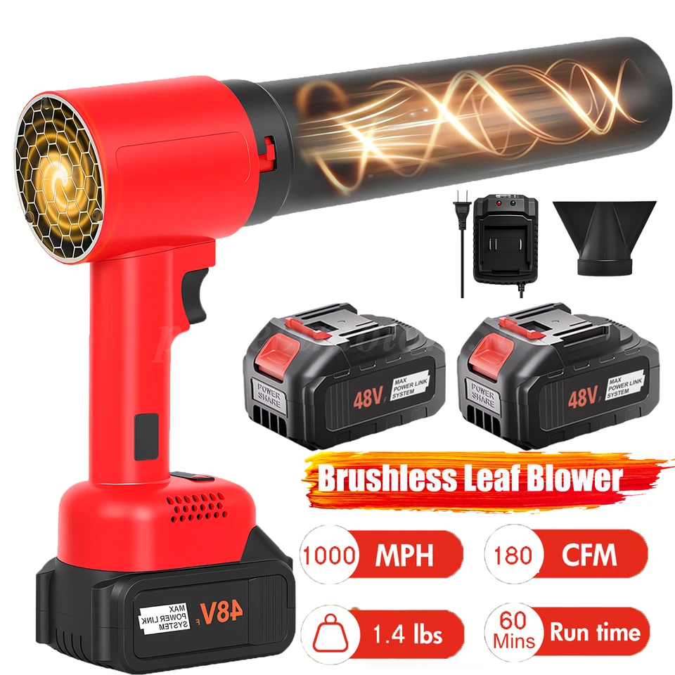 Soplador en seco a chorro Mini soplador de aire a chorro Super ventilador turbo 2*6,0 batería portátil Foto 1 de 4