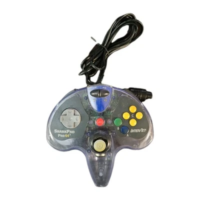 Shark Pad Pro 64 SV-362A  N64 Clear See Thru Corded Controller - Image 1 of 4