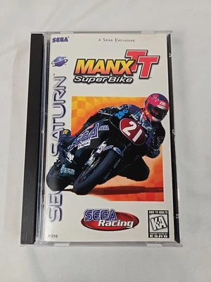 Manx TT SuperBike (Sega Saturn, 1997) Complete CIB  - Image 1 of 4
