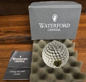 Waterford Crystal Golf Ball Made in Ireland New in Box - Picture 1 of 3