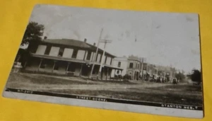 RPPC Street Scene #2412 Stanton Ne 1909 Postcard - Picture 1 of 2