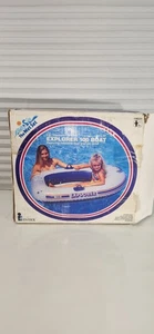 The Wet Set IntexExplorer 100 Barco Inflable 1996 De Colección 62"x 40" Nueva Caja Abierta - Imagen 1 de 5