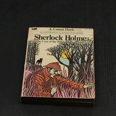 Sherlock Holmes  Hound of the Baskervilles A Conan Doyle Little Illustrated Moby Foto 1 de 4