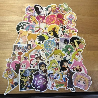 Lote de 45 pegatinas Sailor Moon | Calcomanías manga anime Luna Chibi Moon Usagi Foto 1 de 4